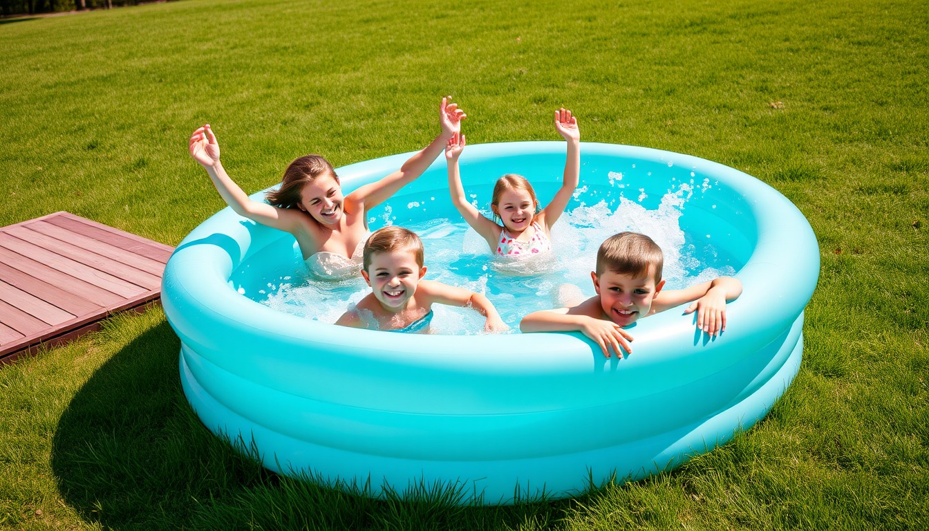 Bazén a letní měsíce jsou nejlepší